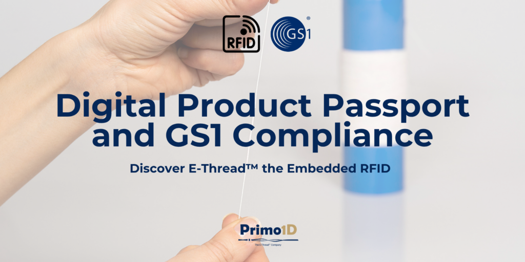 Digital Product Passport RFID thread E-Thread by Primo1D